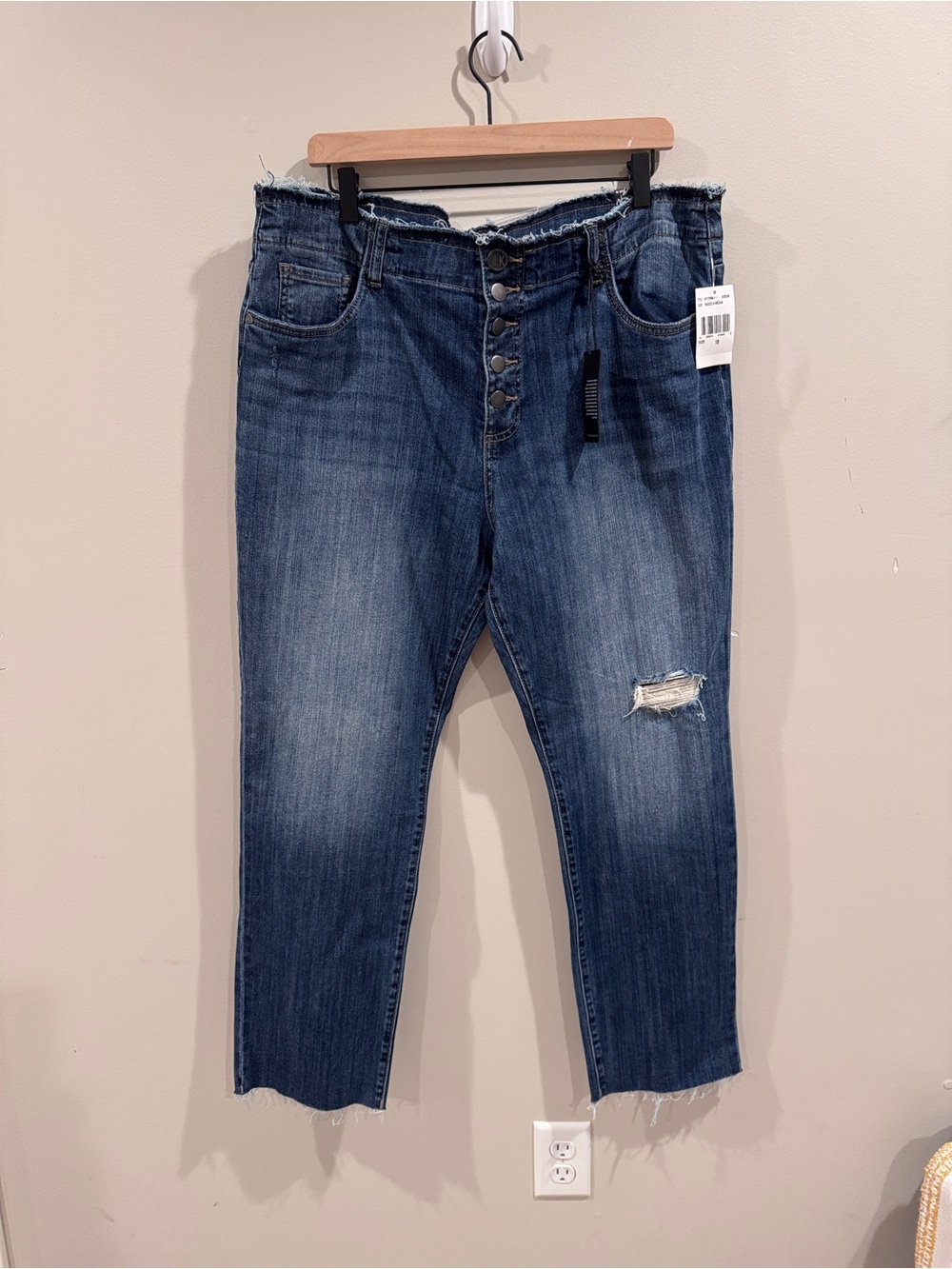 KUT from the KLOTH Jeans Reese‎ Ankle Straight Leg Jeans 18W